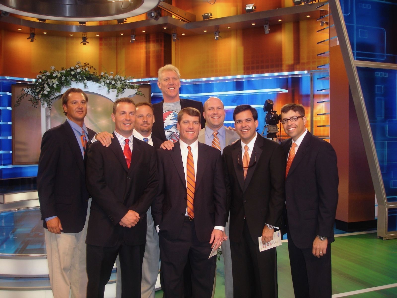 '80s alumni on an ESPN set